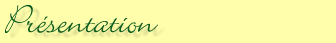 Pr�sentations